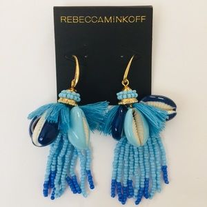 Rebecca Minkoff Lola Seed Bead Tassel Earrings